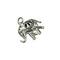 Charmalong™ Antique Silver Plated Elephant Charm by Bead Landing™